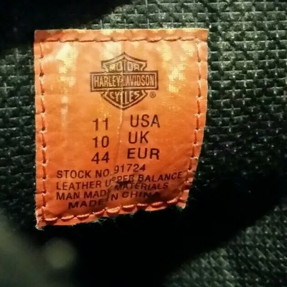 Harley Davidson Passage Boot stock # 91724 Size 11 - Picture 8 of 8